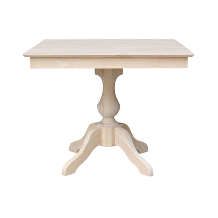 International Concepts 36 in. x 36 in. Square Top Pedestal Table - 29.9 in.H K-3636TP-11B